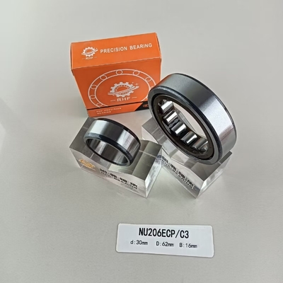 단일 행 NU/NJ/NF206ECP 고부하량 30*62*16mm 실린더 롤러 베어