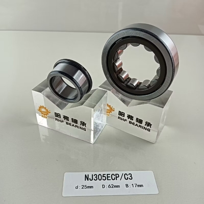 윤활유 또는 기름 윤활유 NU/NJ/NF305ECP 원통 롤러 베어링 25*62*17mm