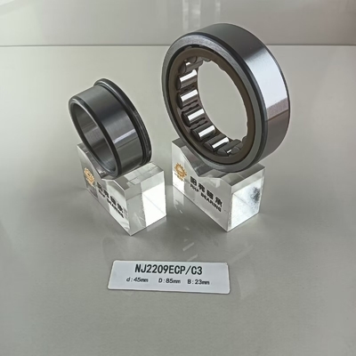 45*85*23mm NU/NJ/NF2209ECP 건설기계용 원통 롤러 베어