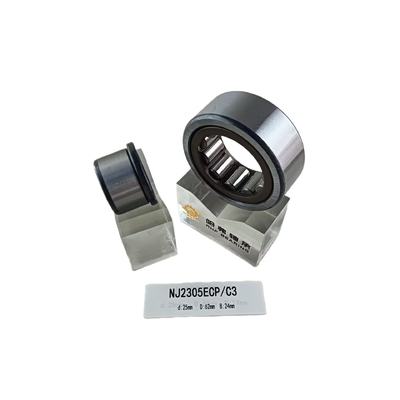 25*62*24mm 원통 롤러 베어링 NU/NJ/NF2305ECP 원통 구조