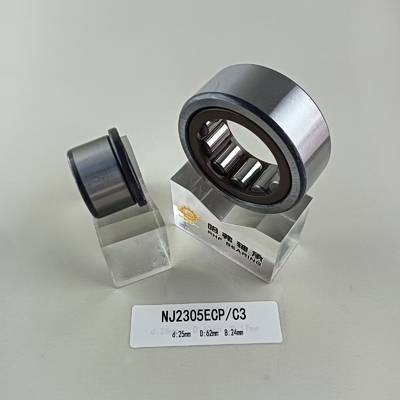 25*62*24mm 원통 롤러 베어링 NU/NJ/NF2305ECP 원통 구조