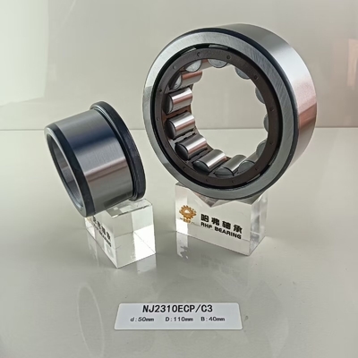 긴 수명 NU/NJ/NF2310ECP 실린더 롤러 베어링 50*110*40mm 스틸 케이지