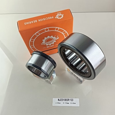긴 수명 NU/NJ/NF2310ECP 실린더 롤러 베어링 50*110*40mm 스틸 케이지